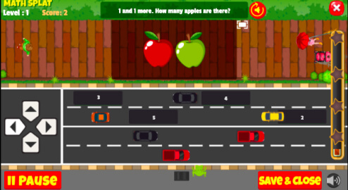 Math Splat fun math game to practice 3rd grade math on LoonyLearn